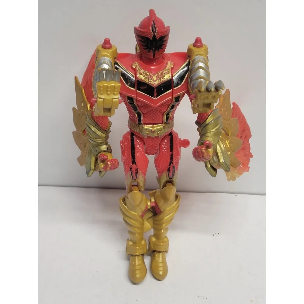 Bandai 2005 Power Rangers Mystic Force‎ Red Dragon Fire Ranger Action Figure 7in